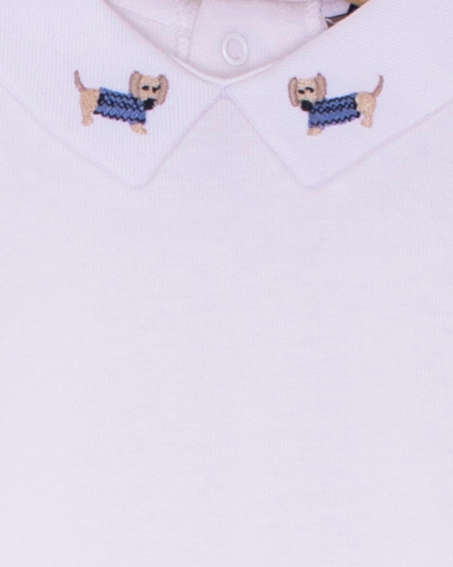Italian Embroidered Dachshund Horizon Onesie